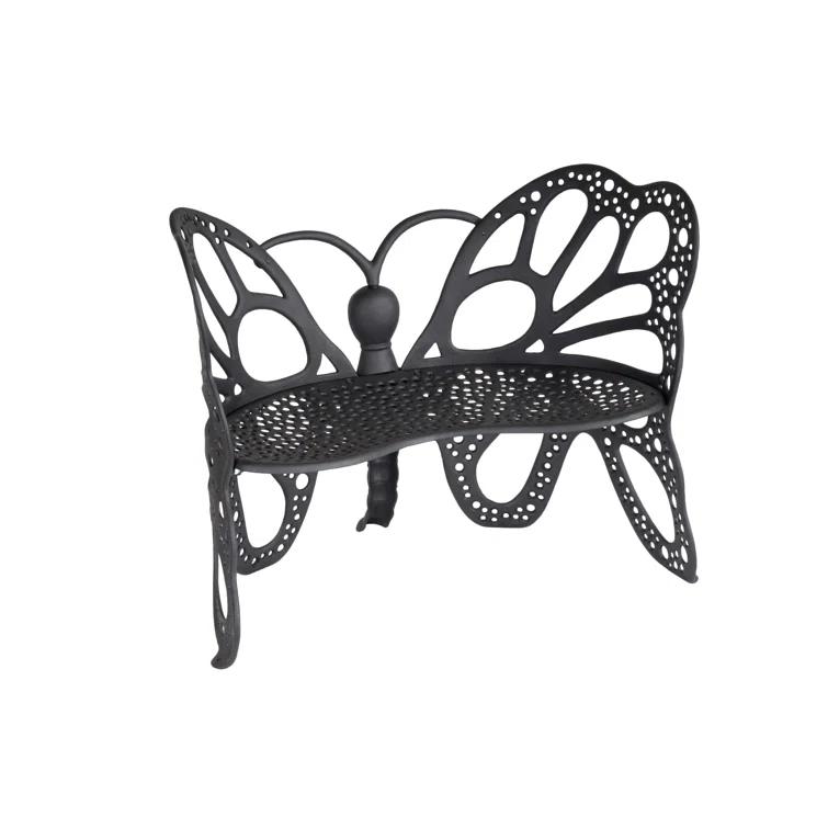 Gracie Oaks Whaley Aluminum Outdoor Bench