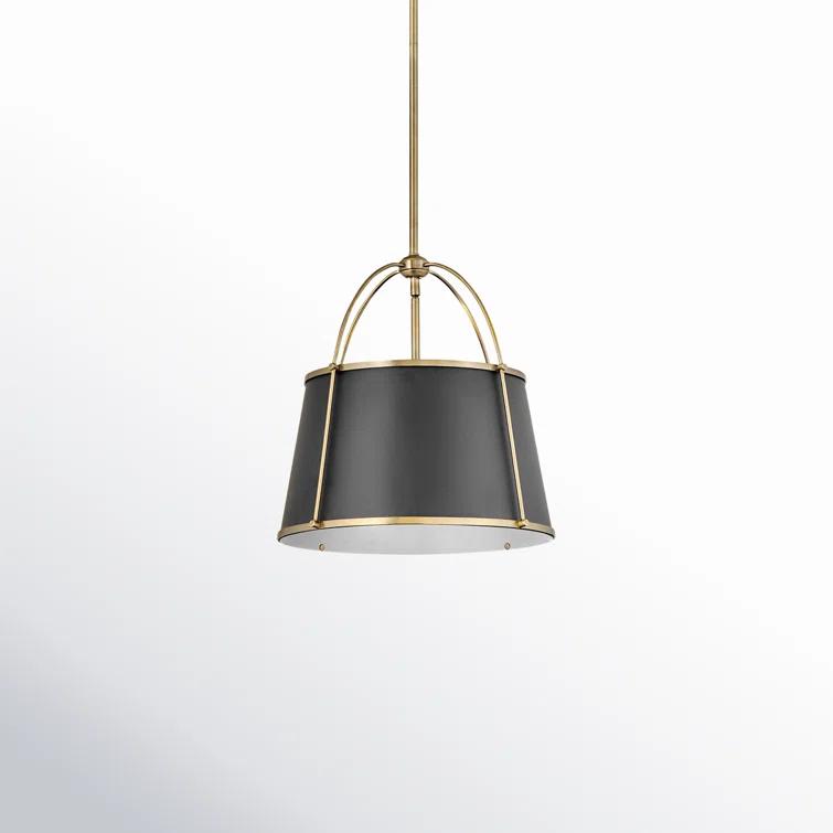 4894WS-Hinkley Lighting-Clarke - 12W 1 LED Large Pendant-16.25 Inches Tall and 16.25 Inches Wide-Warm Brass Finish