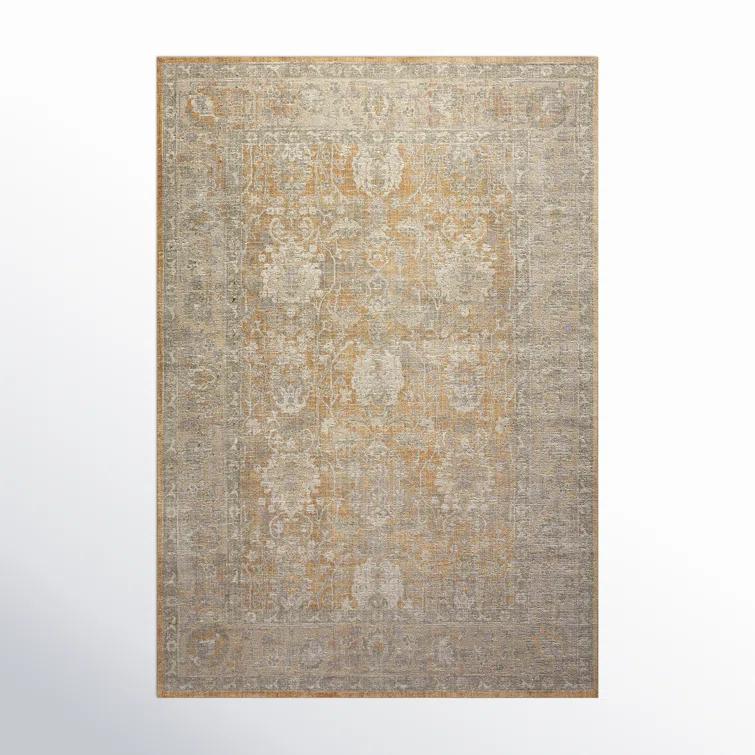 Chris Loves Julia x Loloi Rosemarie Oriental Gold/Sand Area Rug