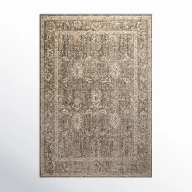 Rosemarie Rug by Chris Loves Julia x Loloi - Sage and Blush / 5' x 7'10"