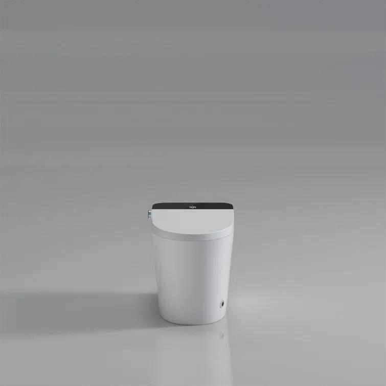 Tryimagine Modern Smart Toilet With Bidet Seat Built-In, Intelligent Toilet Auto Open/Close Seat, Foot Sensor, LED Display,Night Light, Warm Water & Dryer CCNPPcc-W2826P207793