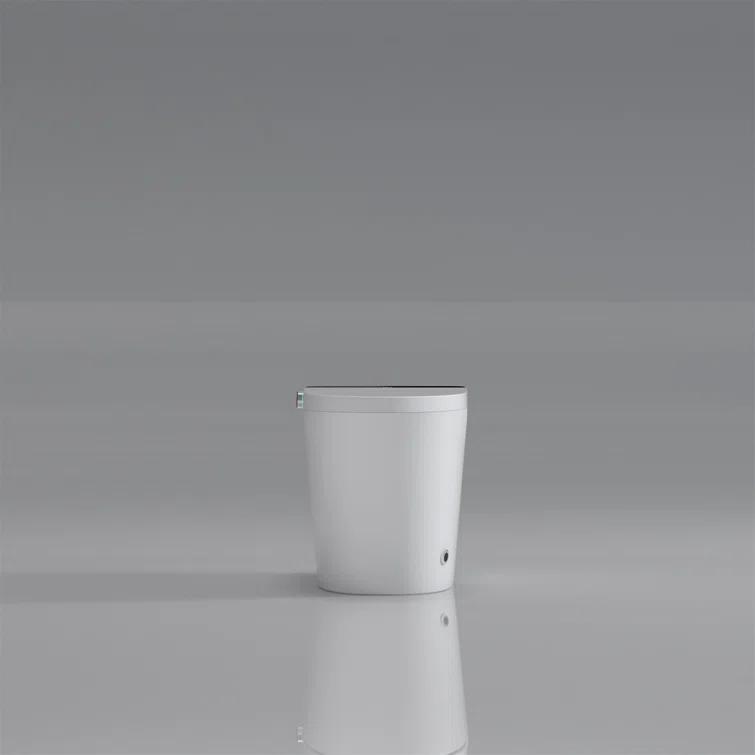 Tryimagine Modern Smart Toilet With Bidet Seat Built-In, Intelligent Toilet Auto Open/Close Seat, Foot Sensor, LED Display,Night Light, Warm Water & Dryer CCNPPcc-W2826P207793