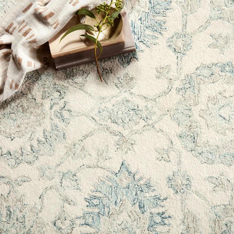 Aden Oriental Hand-Hooked Wool Area Rug