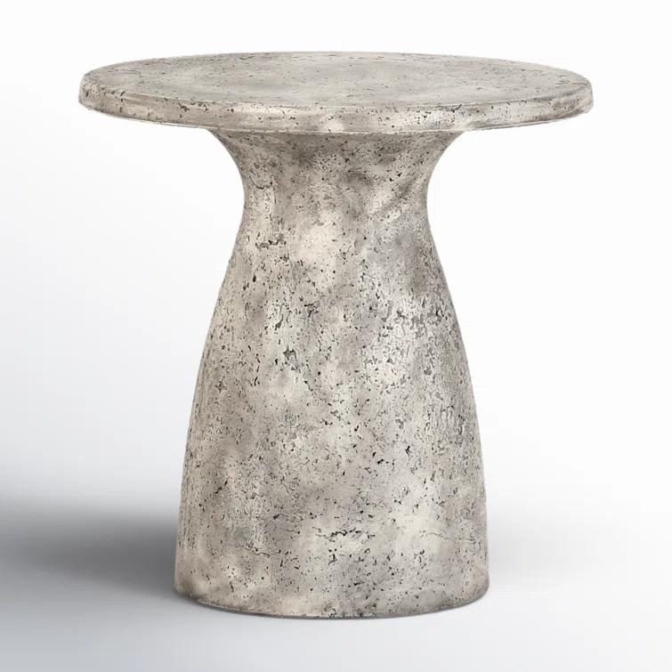 Adainville 16'' Stone Outdoor Side Table