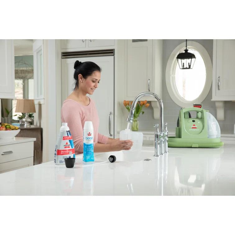 BISSELL 1400B BISSELL Little Green Multi-Purpose Portable Carpet and Upholstery Cleaner, Car and Auto Detailer, with Exclusive Specialty Tools, Green, 1400B