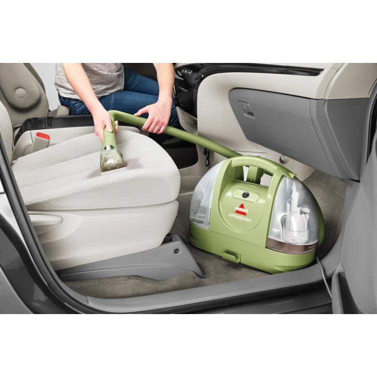 BISSELL 1400B BISSELL Little Green Multi-Purpose Portable Carpet and Upholstery Cleaner, Car and Auto Detailer, with Exclusive Specialty Tools, Green, 1400B