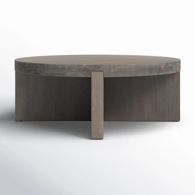 Alford Round Coffee Table - Brown