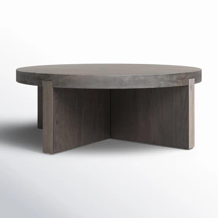 Alford Round Coffee Table - Brown