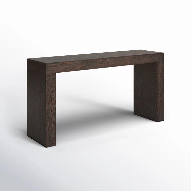 Adams Console Table Rustic Brown