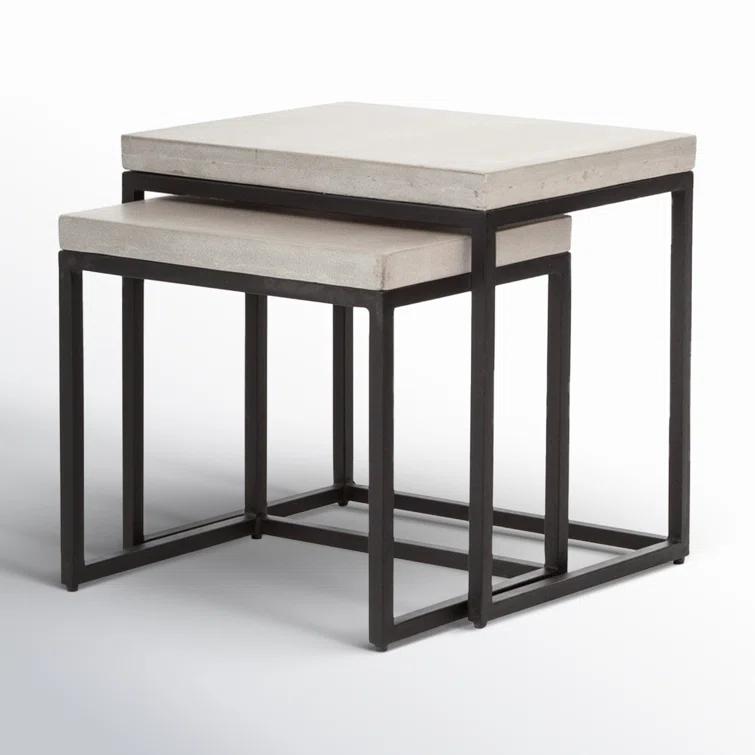 Kallia Indoor / Outdoor Nesting Side Tables (Set of 2)