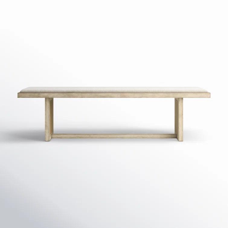 Margot Dining Bench - Whitewash