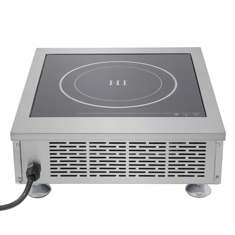 3500W Rectangle Commercial Electric Induction Cooktop With Timing Function