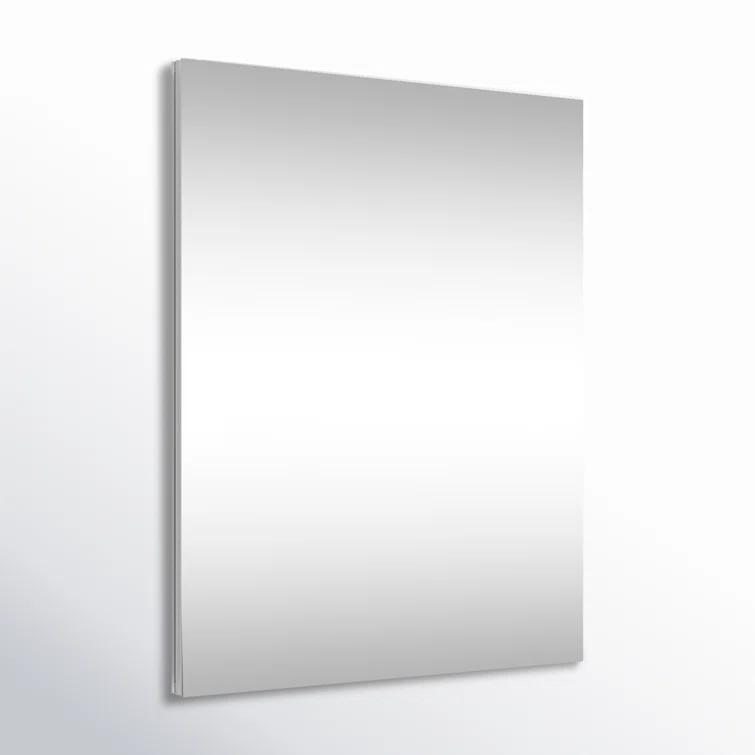 Verdera® Recessed or Surface Mount Frameless Medicine Cabinet with 3 Adjustable Shelves