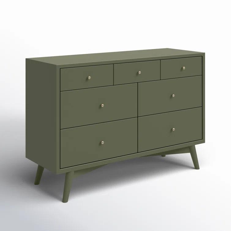 Palma 7 Drawer 53" W Double Dresser