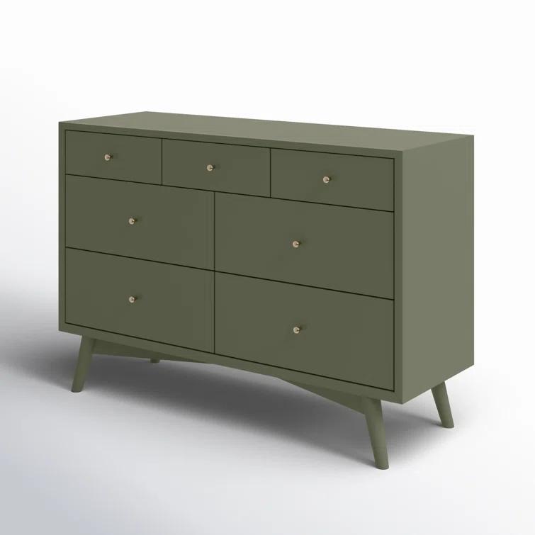 Palma 7 Drawer 53" W Double Dresser