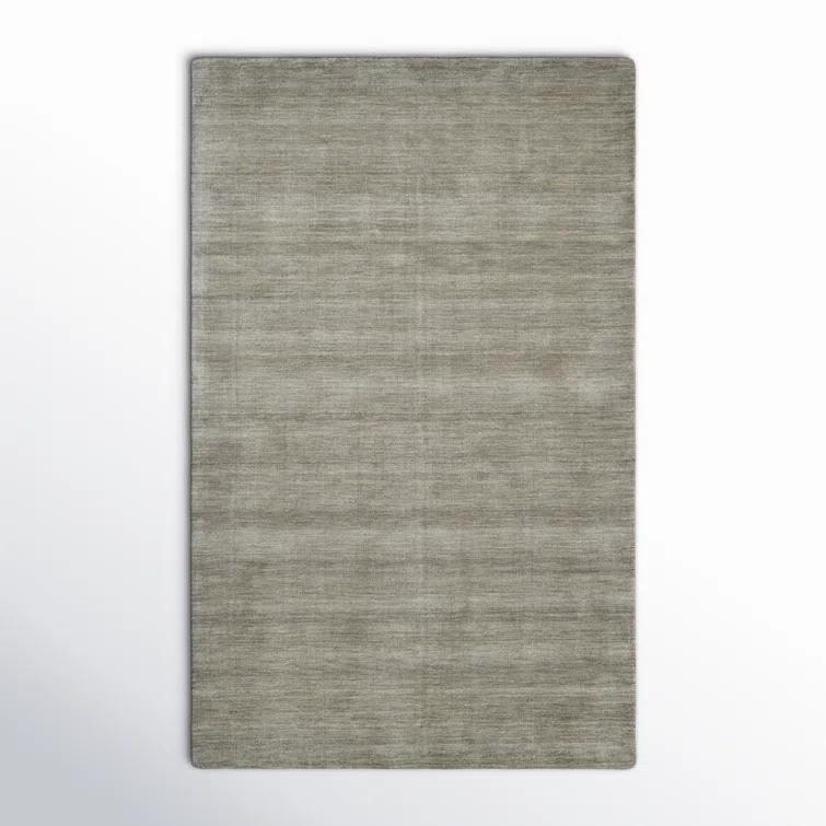 Kaden Handwoven Wool Warm Gray Area Rug