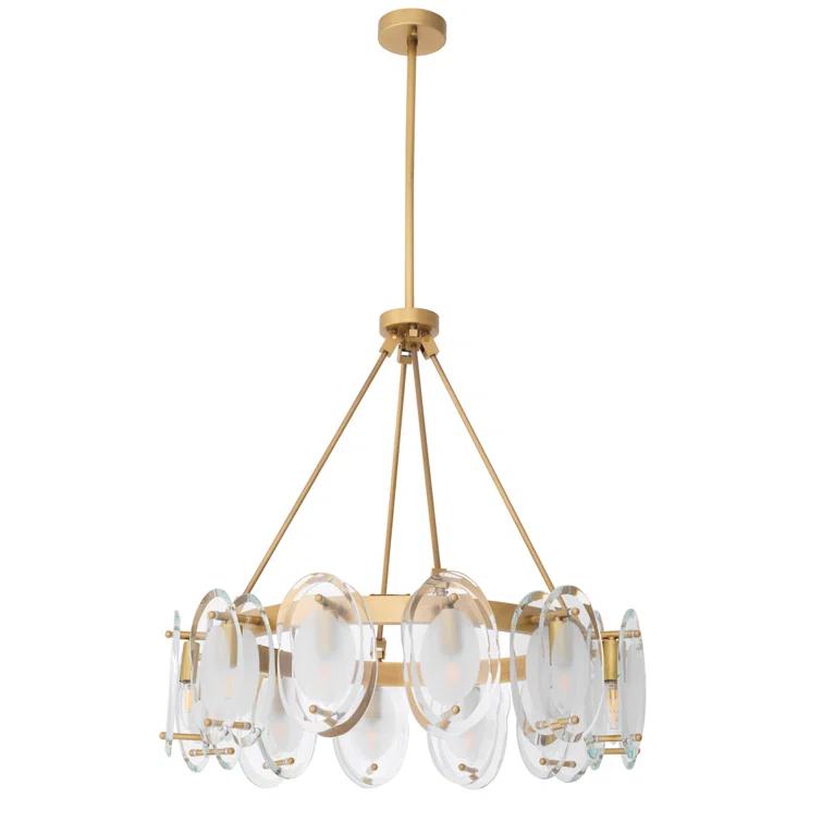 Sublime 12 - Light Dimmable Wagon Wheel Chandelier