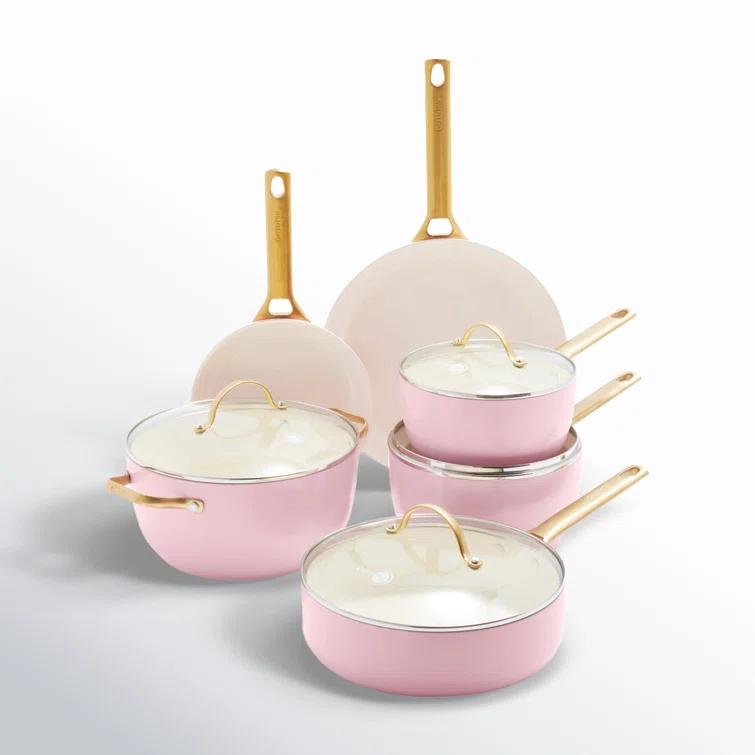 GreenPan Reserve Hard Anodized Healthy Ceramic Nonstick 10 Piece Cookware Set