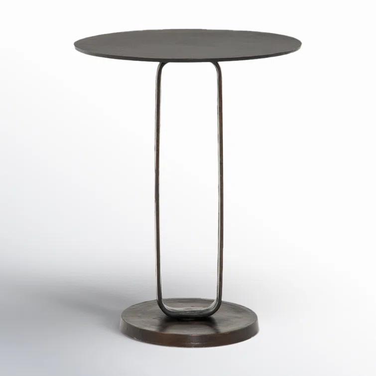 Alethea Indoor / Outdoor Side Table - Antique Rust