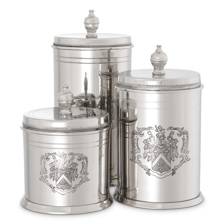 Gaston Metal Canister - Set of 3