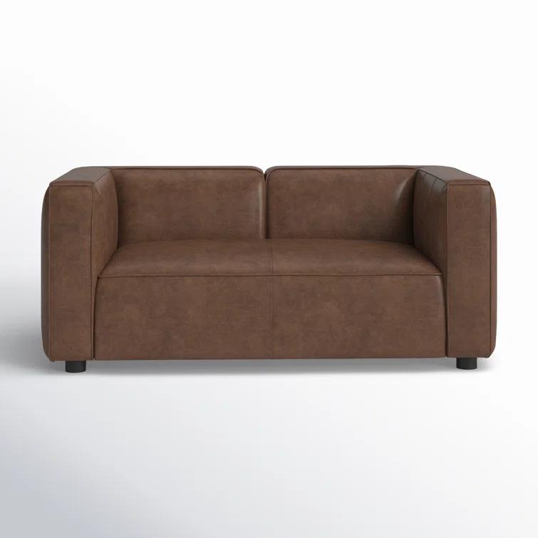 Molise 71'' Genuine Leather Sofa