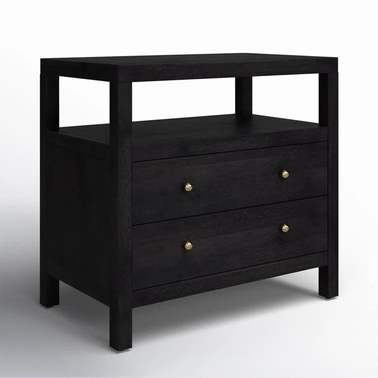 Nora 2-Drawer Wide Nightstand