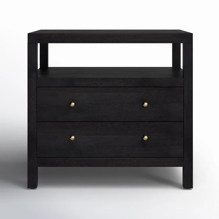 Nora 2-Drawer Wide Nightstand