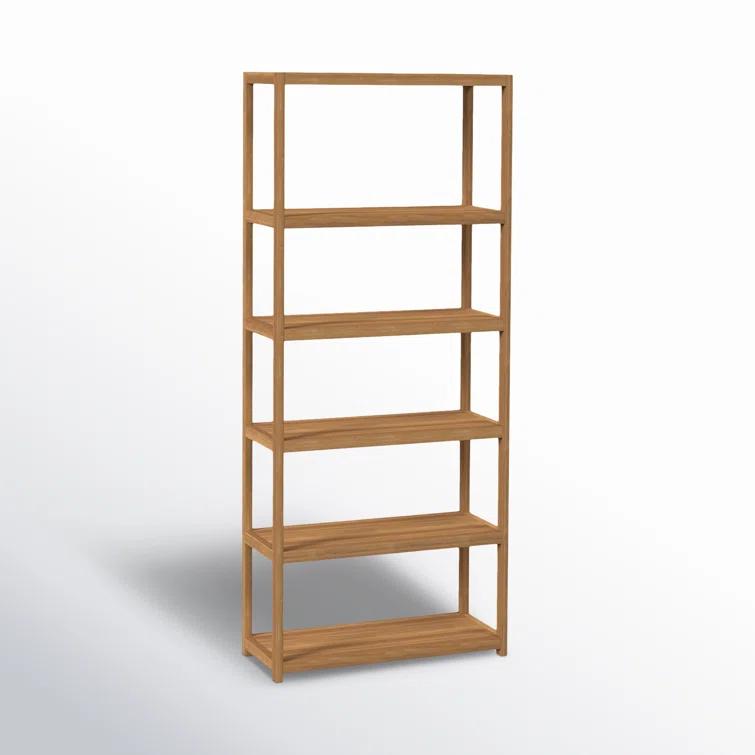 Butler Specialty Company Lark 5 Tier 30Wx75H Etagere Bookcase - Light Brown