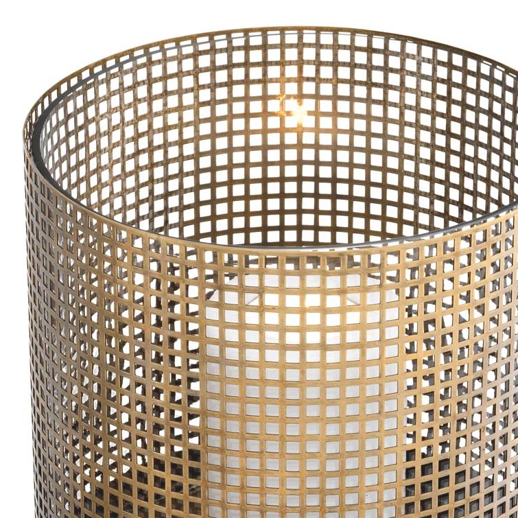 Eichholtz Sterling 10'' H Metal Tabletop Hurricane