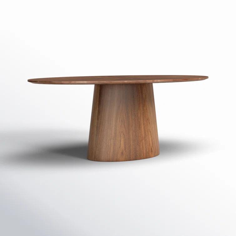 Beth Oval Dining Table, Brown