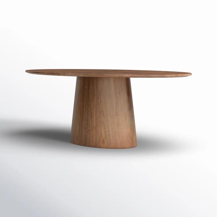 Beth Oval Dining Table, Brown