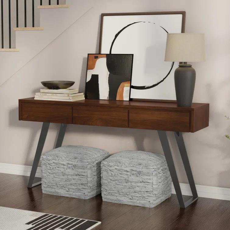 Lowry 60'' Solid Wood Top Console Table