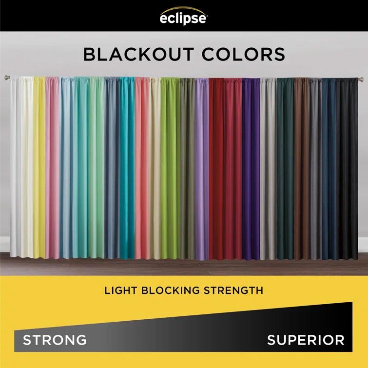 Kendall Polyester Blackout Curtain Single Panel