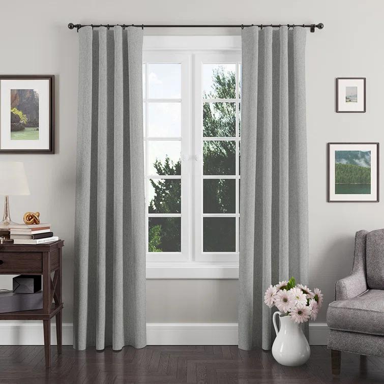 Abbeyshea Path Linen Look Drapery Fabric By The Yard