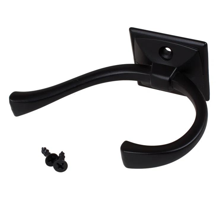Flared Decorative Double-Prong Wall Hook