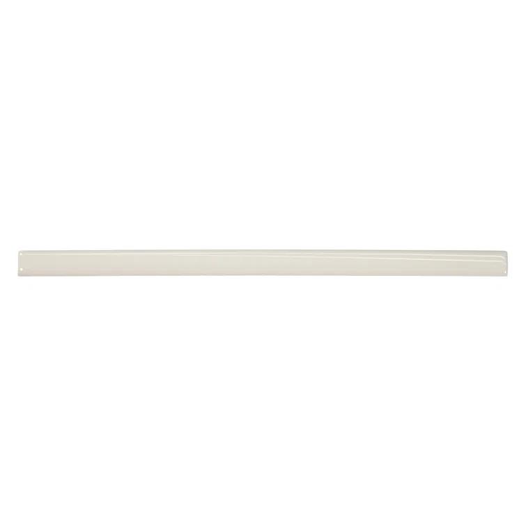 Bedrosians Marin 0.5" x 12" Jolly Miter Edge Ceramic Trim in Sand Dollar