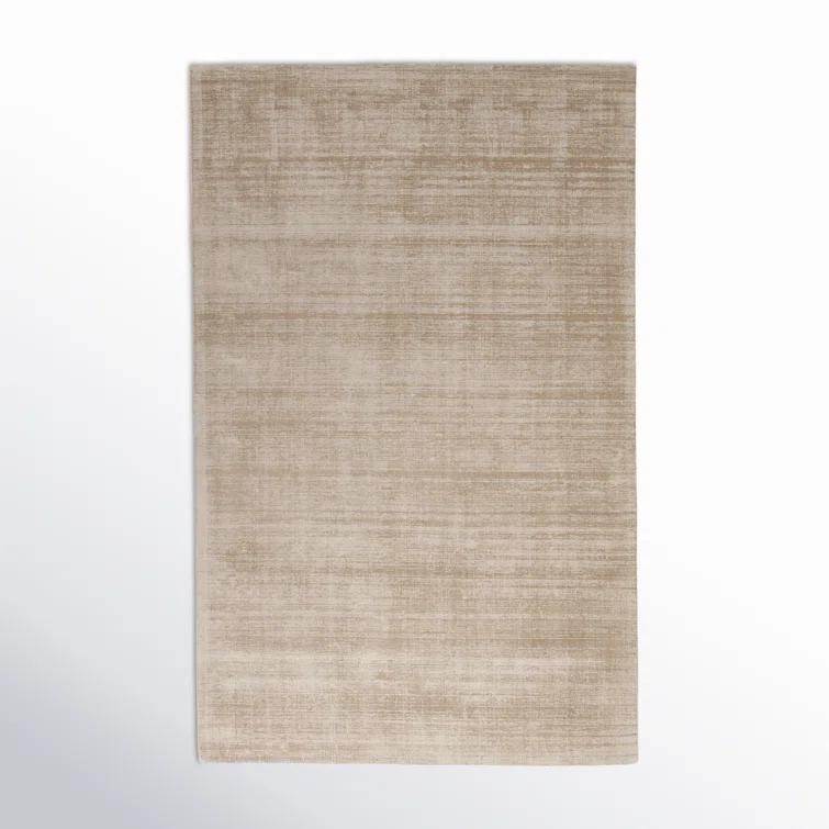 Owens Hand Loomed Rayon / Viscose Pelican Rug