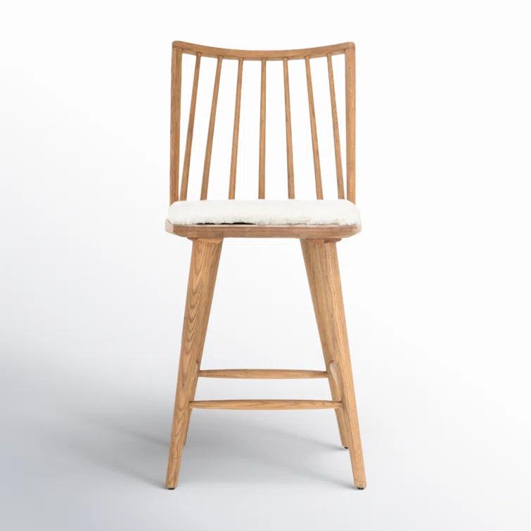 Lewis Solid Wood 24" Counter Stool