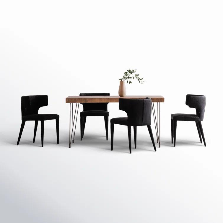 Lena Upholstered Wingback Side Chair