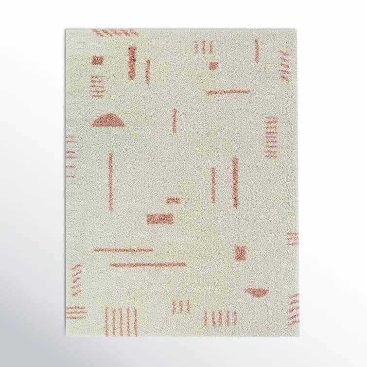 Morin White/Pink Rug