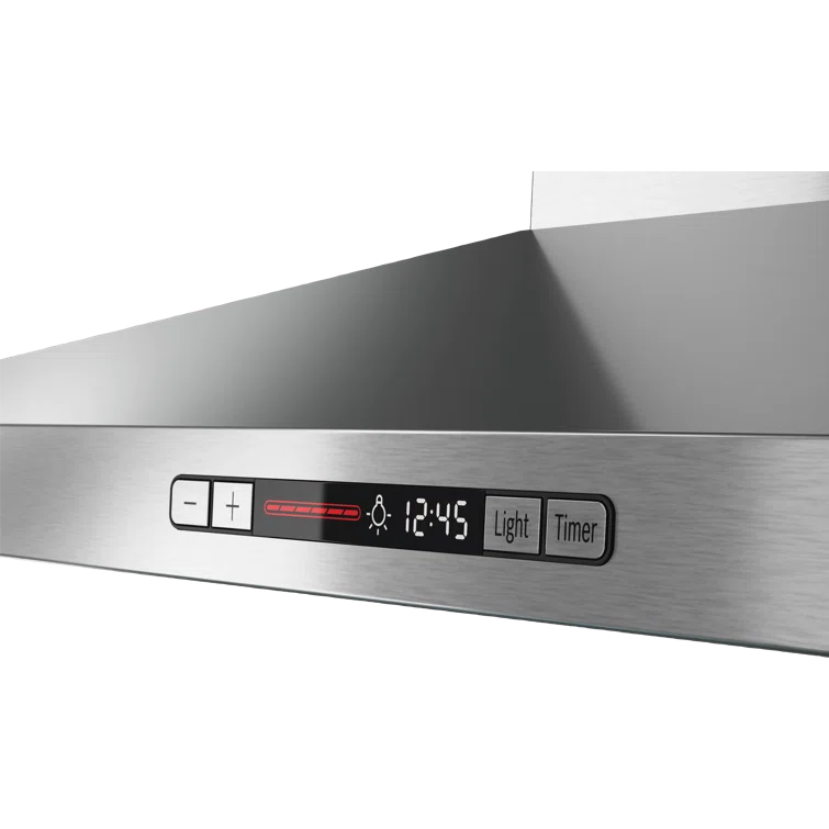 800 Series 36" 600 CFM Convertible Wall Mount Range Hood in Stainless Steel