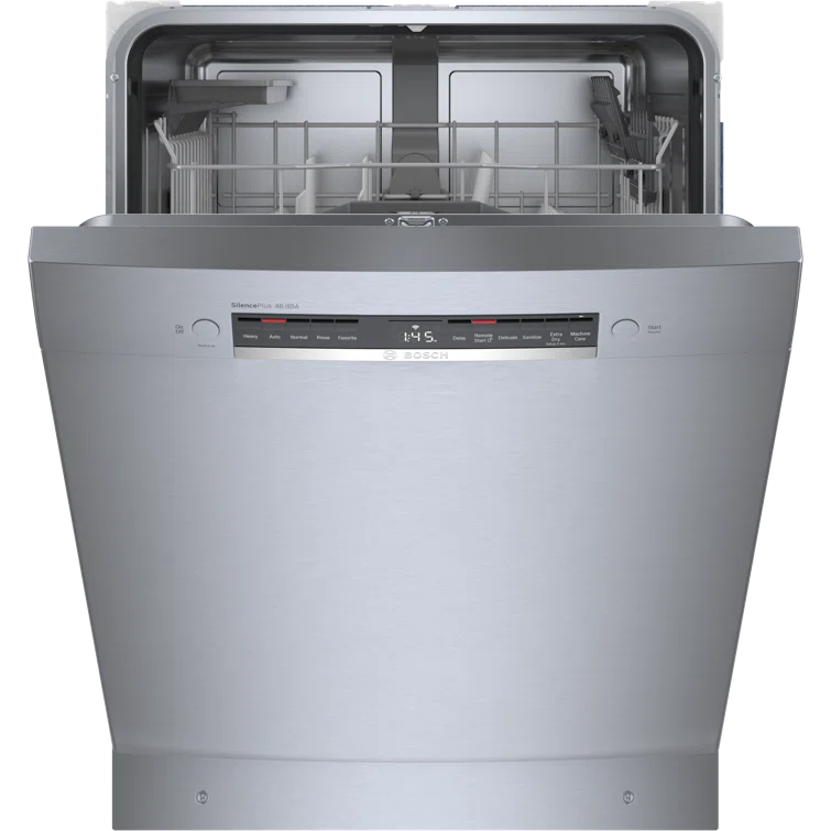 Bosch SGE53C55UC 300 Series 24" ADA Front Control Smart Built-In Dishwasher with Home Connect and 46 Dba