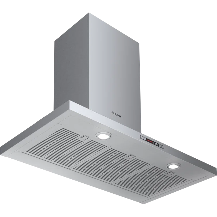 800 Series 36" 600 CFM Convertible Wall Mount Range Hood in Stainless Steel