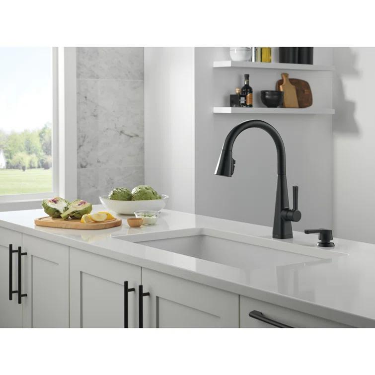 Lenta Pull Down Sprayer Touch Kitchen Sink Faucet, Touch Control Kitchen Faucet