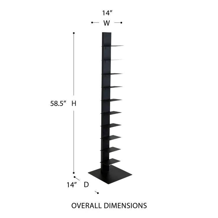 Ajax Narrow Bookcase