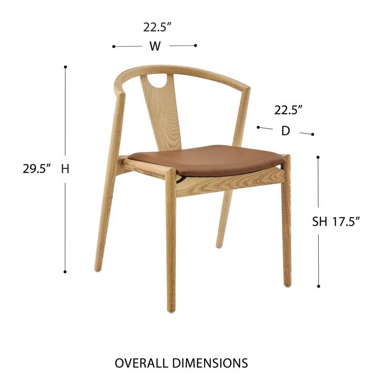 Ambra Vegan Leather Dining Chair
