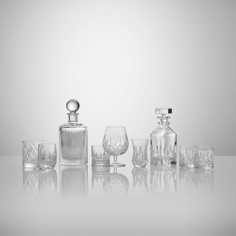 Waterford Connoisseur Lismore Mini Square Decanter & Pair of Tumblers 16floz | Wayfair