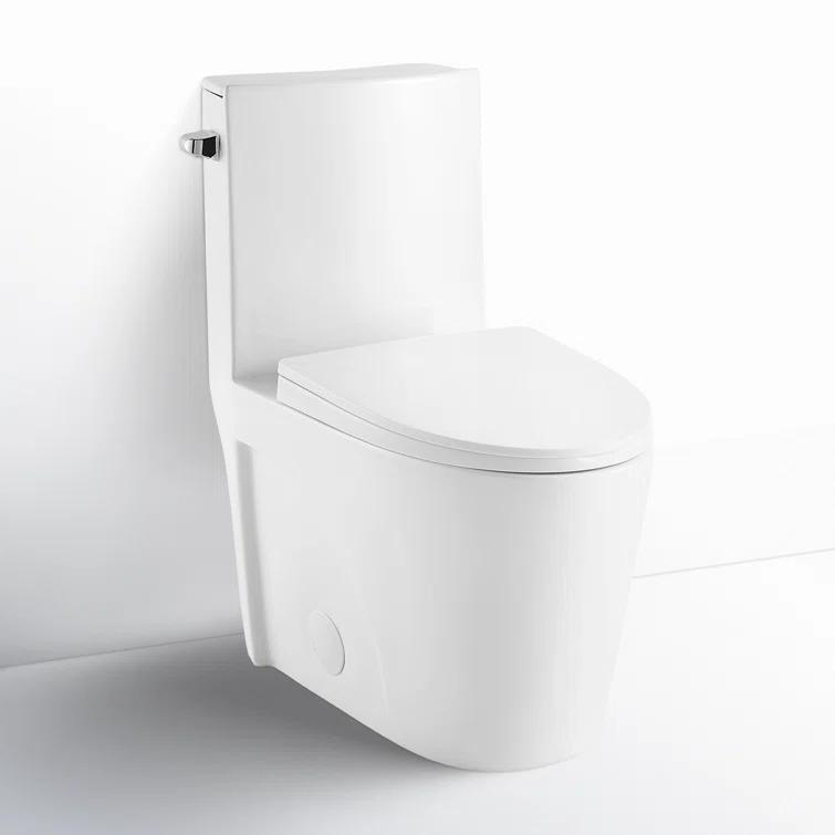 St. Tropez One Piece Elongated Toilet Dual Vortex Flush 1.6 GPF