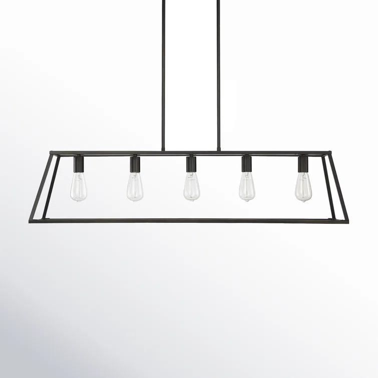 Clare 5 Light Metal Dimmable Kitchen Island Chandelier