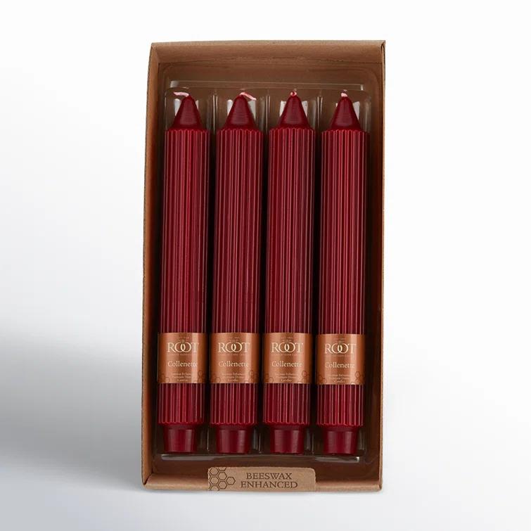Grecian Collenette Unscented Taper Candle